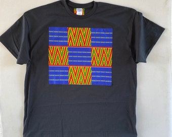 African Print T Shirt, Unisex T Shirt, Wax Print T shirt