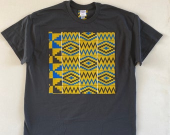 African Print T Shirt, Unisex T Shirt, Wax Print T shirt