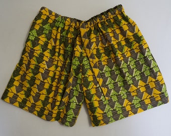 African Print Shorts, African Wax Shorts, Ankara Shorts, Boardwalk Shorts, Wide Leg Shorts, Women's Shorts