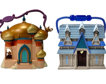 Disney animators collection castle playset – frozen arendelle & aladdin agrabah palace – choose your castle – structure only dollhouse