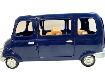 Calico Critters Midnight Blue Family Van Bus Vehicle w/ Opening Doors & Seats