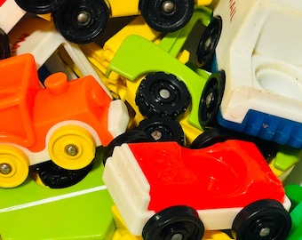 Vintage fisher price little people vehicles | 1970s–1980s cars, mail trucks & dump trucks | choose your own