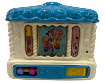 Vintage 1990s disney mattel crib soother – mickey mouse musical nursery toy