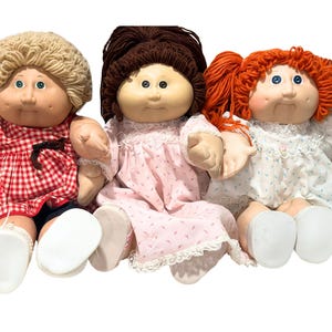Brat Face OK and KT - Choose Your Own Vintage Cabbage Patch Kids Doll | 1982 Coleco Dolls | Redhead, Brunette & Blonde Dolls