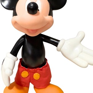 Vintage Mickey Mouse Figure Lot Disney Collectibles Coin Banks Bath Toy PVC Figures Mixed Mickey Mouse Collection image 4