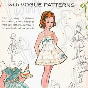 POUPÉE EN PAPIER VINTAGE avec une variété d'illustrations clipart