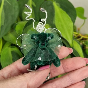 Miniature Artist Fairy Teddy Bear OOAK