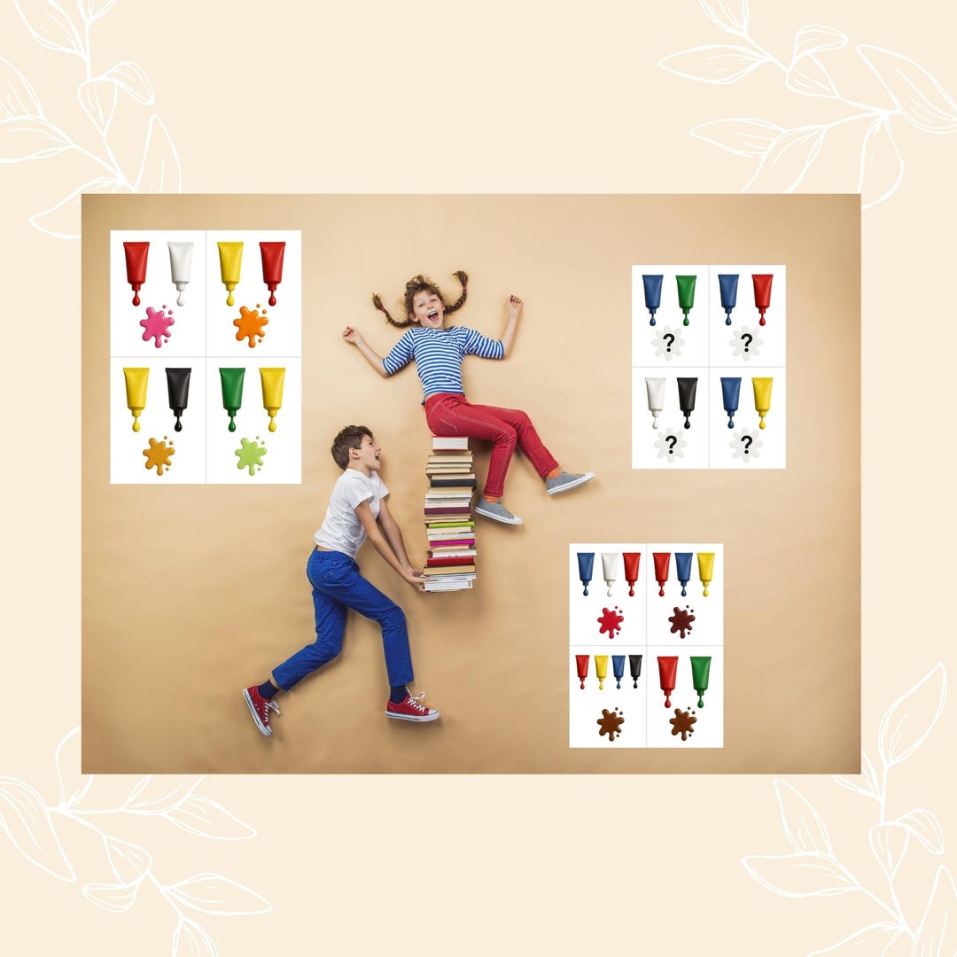 Color Arithmetic Color Arithmetic Card Set | Farben Arithmetik Karten – 24 Color Mixing ...