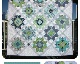 Buttercup Quilt Pattern--Fat Quarter Friendly with BONUS Baby Quilt Pattern