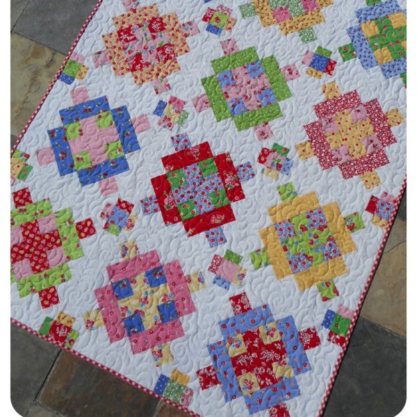 Cracklin' Rosie--a jelly roll friendly quilt pattern