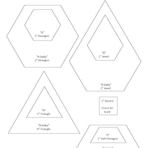 EvermoreAn English paper piecing pattern image 3