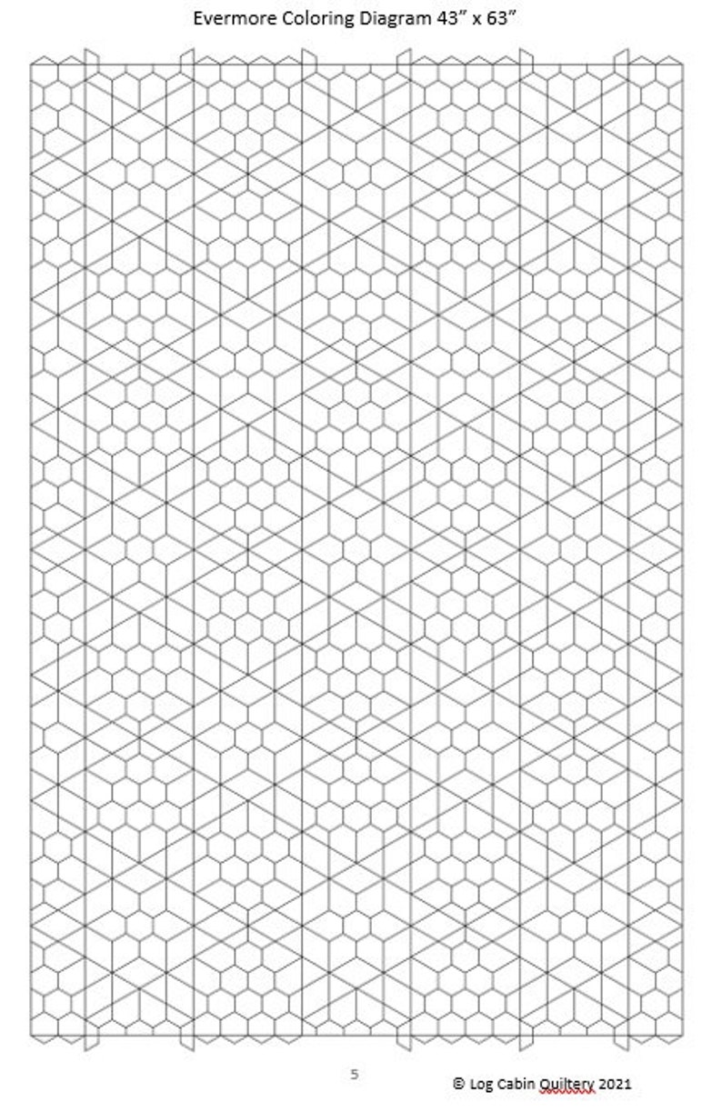 EvermoreAn English paper piecing pattern image 5