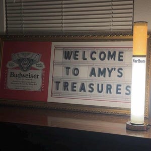 marlboro table lamp vintage inspired