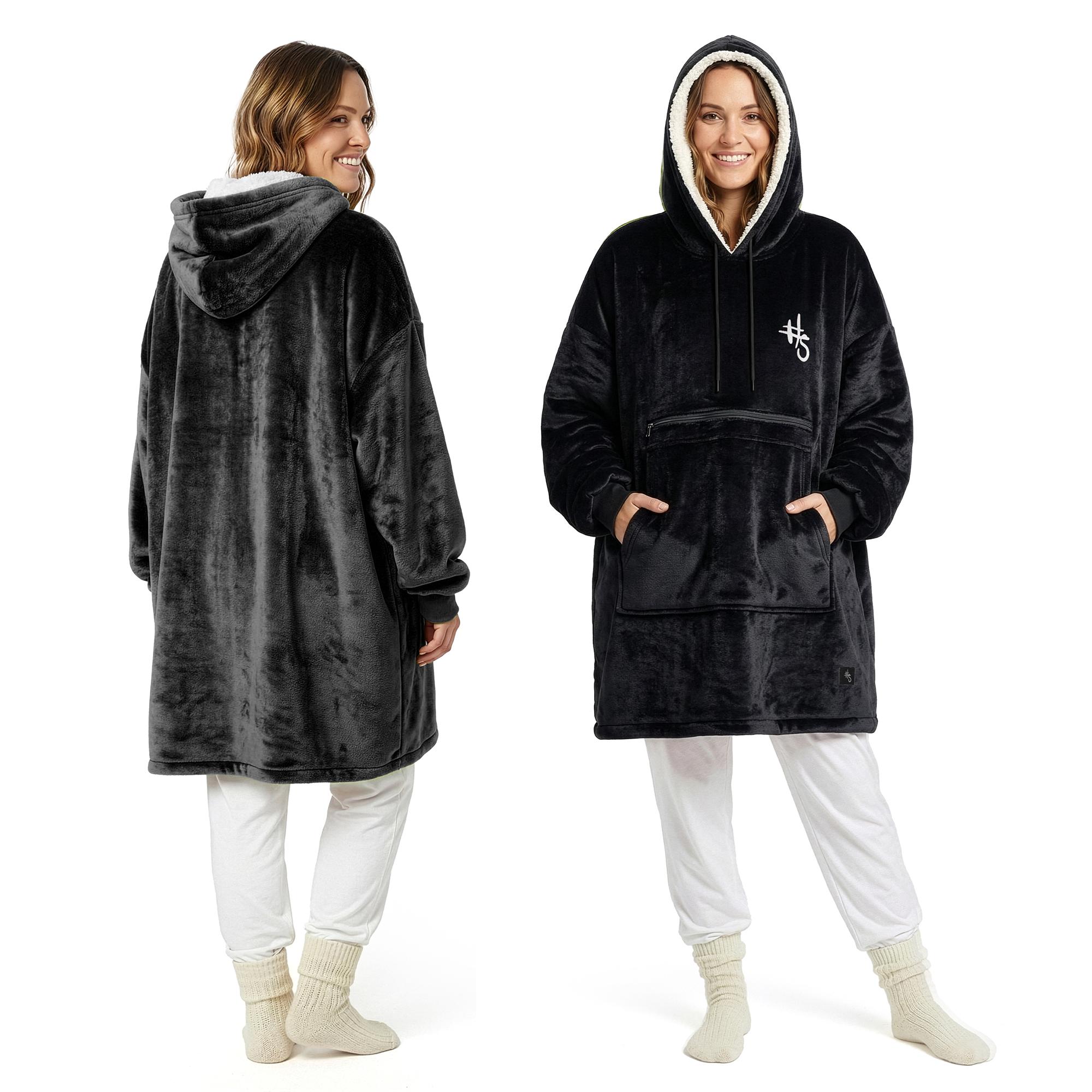 Kushii Oversized Blanket Hoodie – Smell Proof Zipper Pocket, Cozy