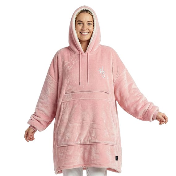 Kushii Oversized Blanket Hoodie – Smell Proof Zipper Pocket, Cozy
