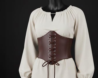 レザーコルセットベルト Borea Celticin 本革とゴムバンド