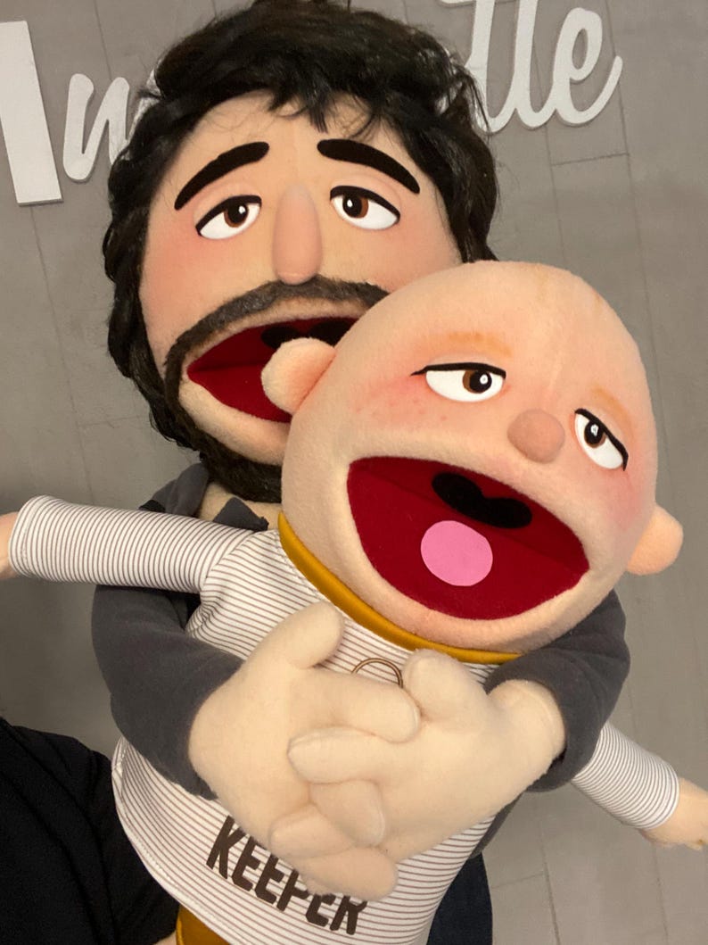 Custom Puppet-style Muppet | Personalized Lookalike Portrait | Handmade ...
