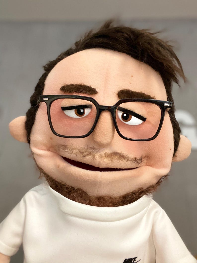 Custom Puppet-style Muppet | Personalized Lookalike Portrait | Handmade ...