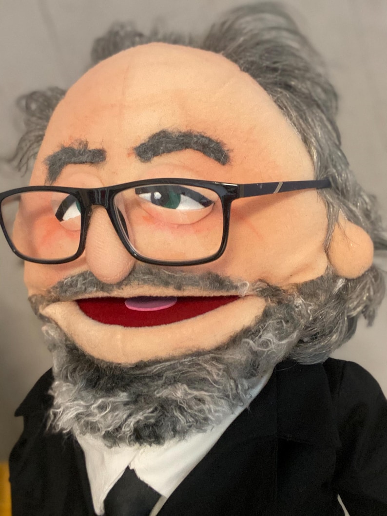 Spectacles Puppet Custom Puppet-style Muppet | Personalized Lookalike Portrait | Handmade ...