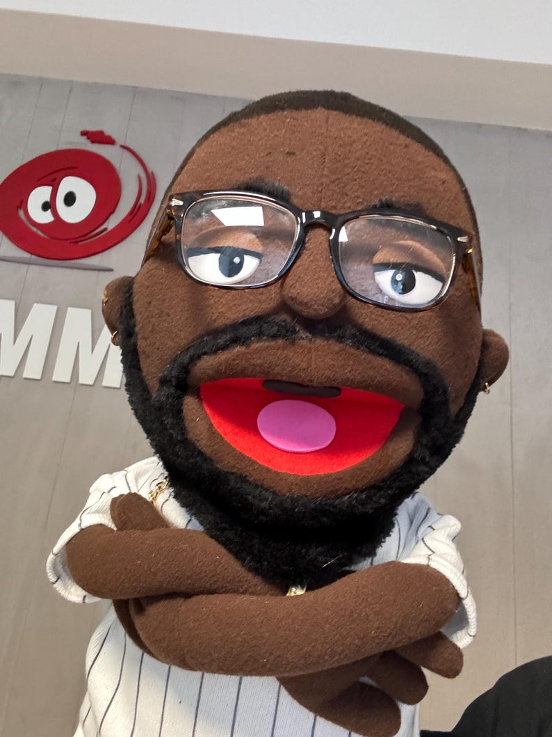 Custom Puppet-style Muppet | Personalized Lookalike Portrait | Handmade ...