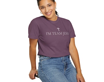 I'm Team Jesus T-shirt | Christian Cross Faith Shirt