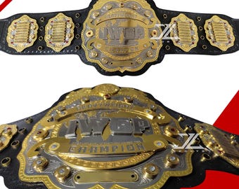 IWGP V4 World Heavyweight Wrestling Championship Belt - 4MM Brass Dual Layer Replica - Pro Wrestling Collectible