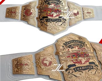 TNA World Knockouts Heavyweight Wrestling Championship-riem – dubbellaagse replica volwassen grootte – premium impact damestitel voor verzamelaars