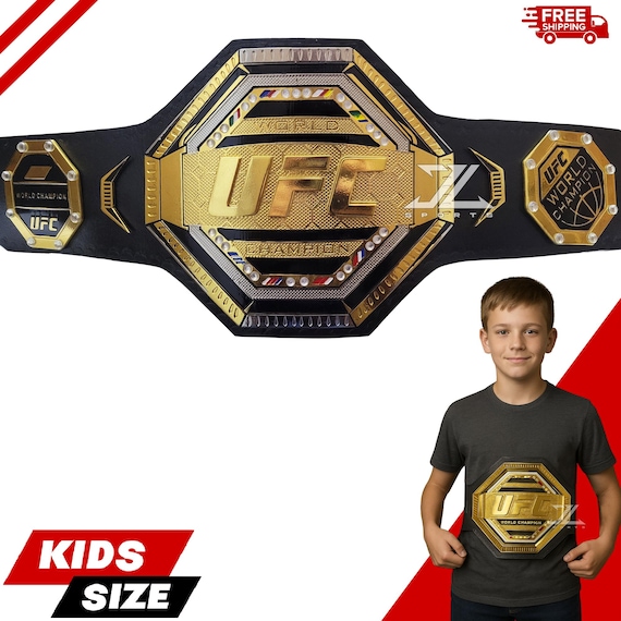 UFCレガシーチャンピオンシップタイトルベルト - キッズサイズ真鍮