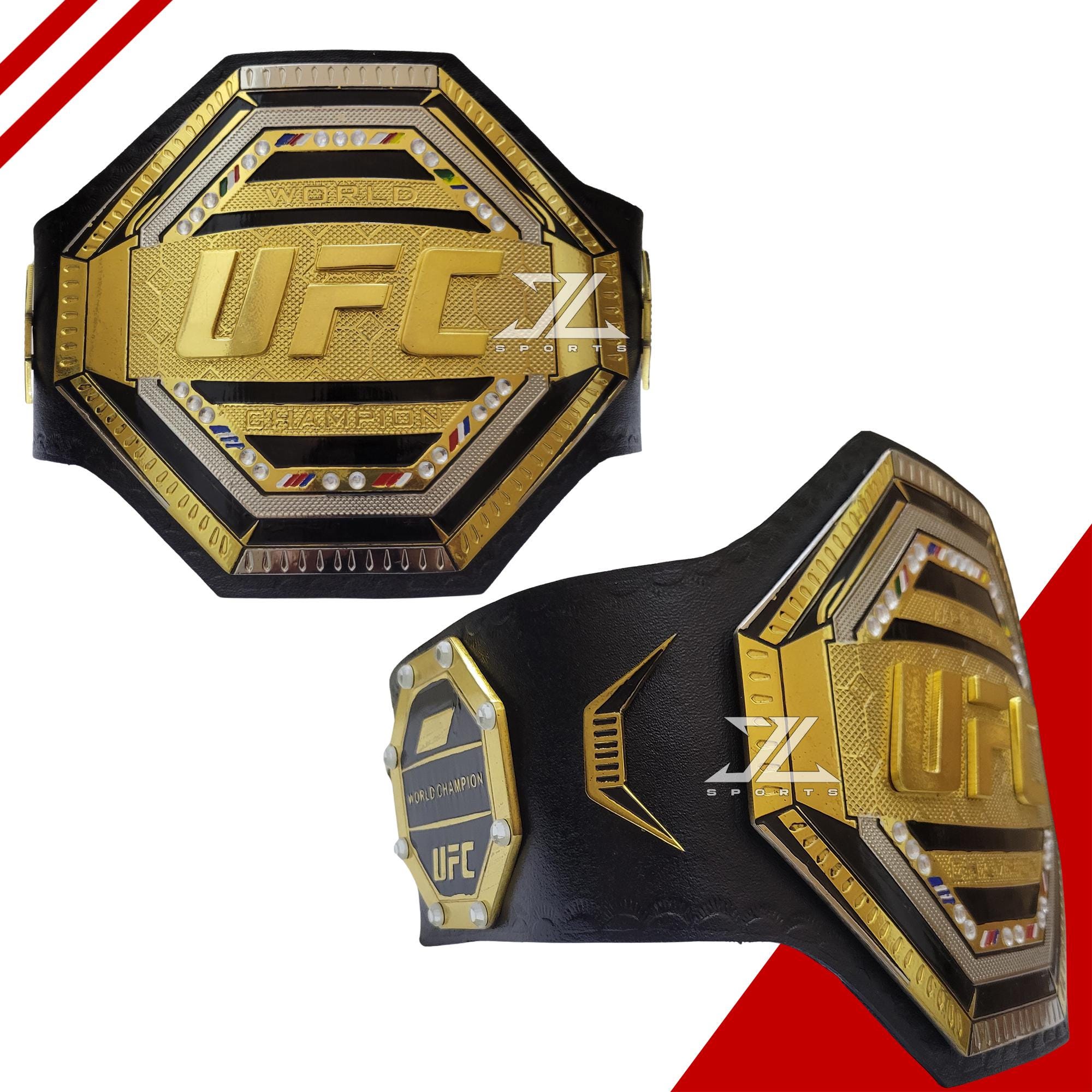 UFCレガシーチャンピオンシップタイトルベルト - キッズサイズ真鍮