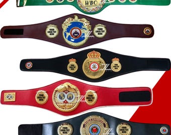 R*様 ボクシングベルトセット WBC WBO ボクシング選手権レプリカタイトルベルト - 大人サイズ WBC、WBA、IBF