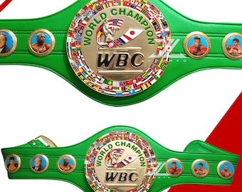 WBCボクシングチャンピオンベルトステッカー - 透明または白ビニール
