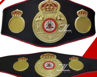 WBA Super Boxing Championship Belt – Adult Replica, Customized Side Plates