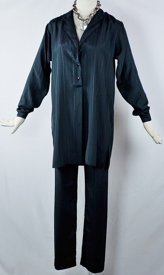 HALSTON  PAJAMA Style Lounge Set 2 PC Shirt  And … - image 2