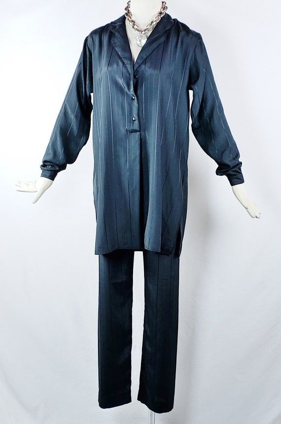 HALSTON  PAJAMA Style Lounge Set 2 PC Shirt  And … - image 1