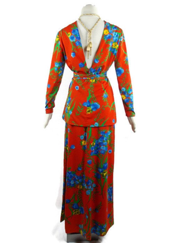 ADELE SIMPSON FLORAL Gown  Dress Spring Colorful … - image 3