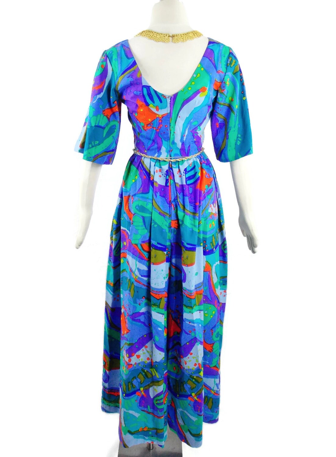 Vintage in Trend PALAZZO JUMPSUIT JUMPER by I Magnin and Co - Etsy