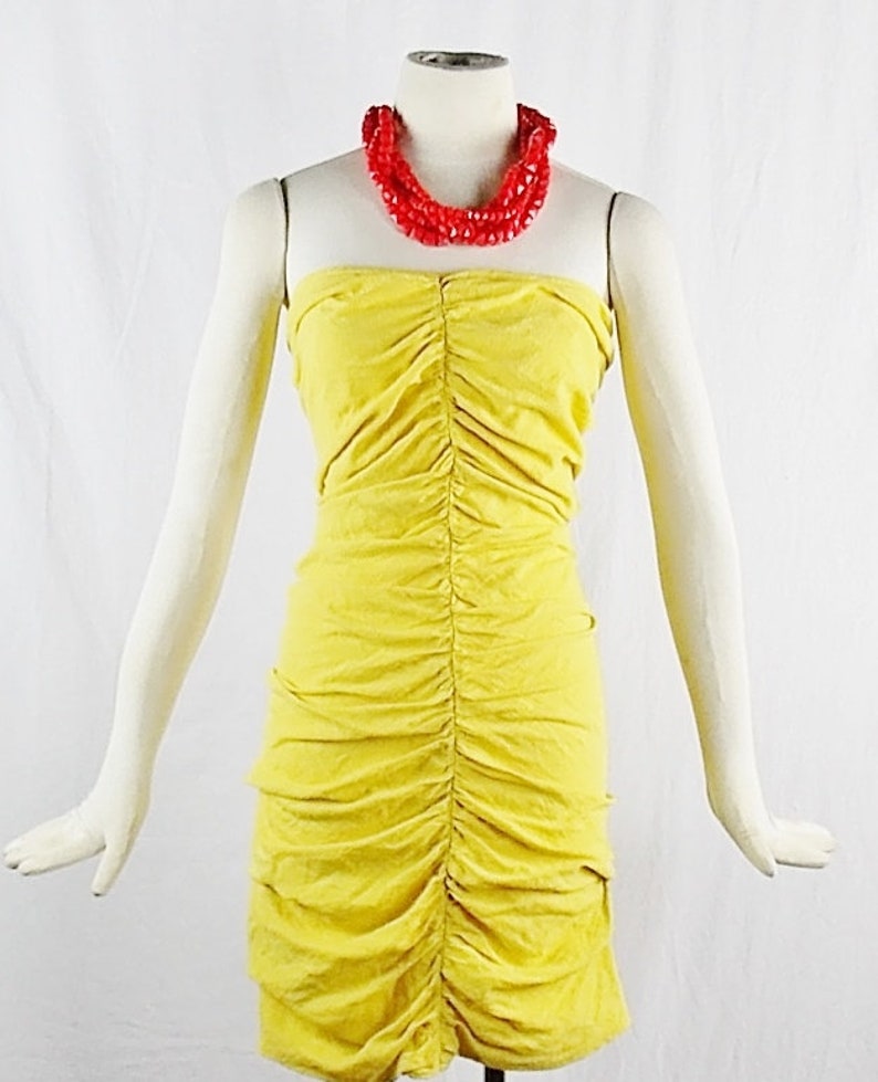 versace dress yellow