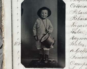 Antique Drummer Boy Tintype