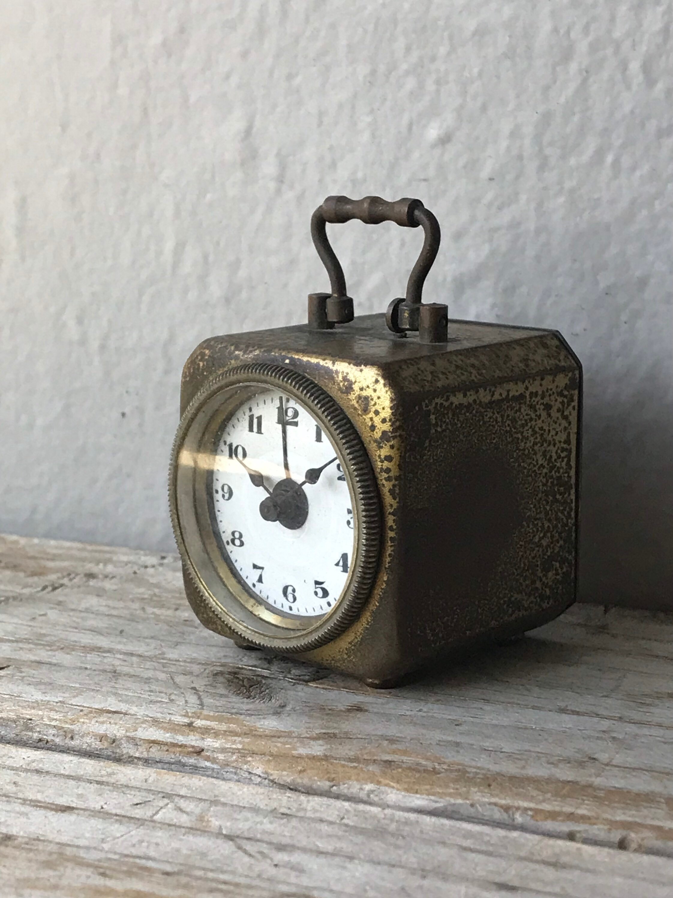Tiny Antique Alarm Clock Etsy