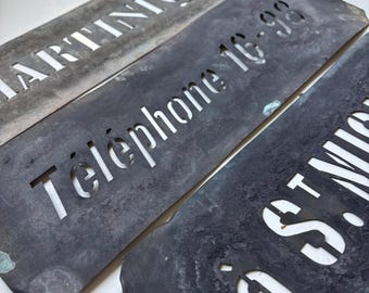 Antike französische Schablonen Schablone