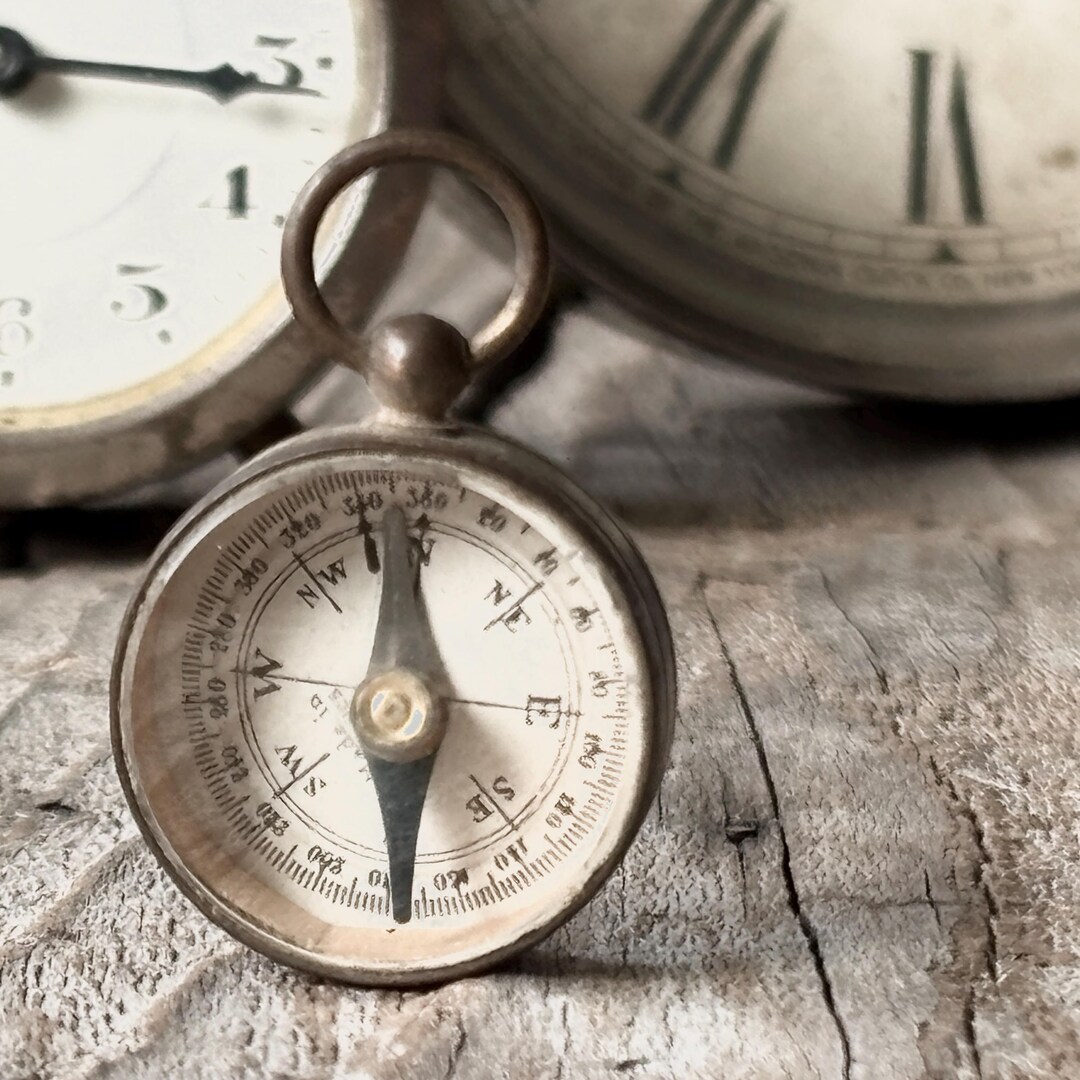 Miniature Compasses Antique French Miniature Compass - Etsy