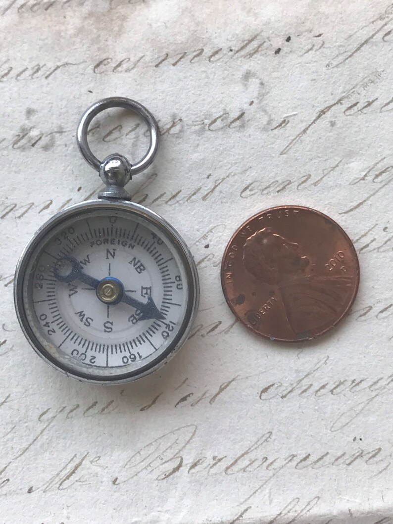 Antique Miniature Compass - Etsy
