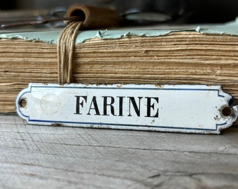 Antique French Bakery Sign Label