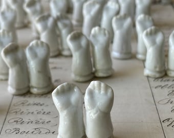 1 paar Antike deutsche Porzellan Puppenarme (#1)