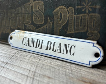 Antique French Bakery Sign Label