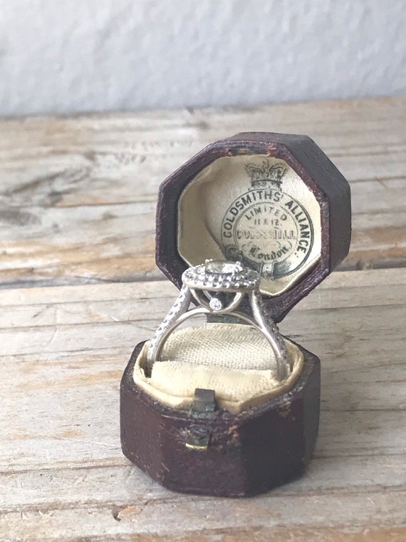 Tiny Antique Ring Box