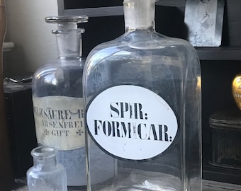 Huge Antique Apothecary Bottle