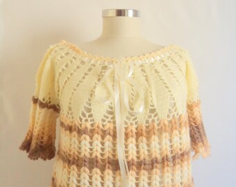 Free shipping for sale new season brown,dress,crochet,handmade,woman,girl,clothing,shawl,stole,shrug,jacket,bolero, woman crop