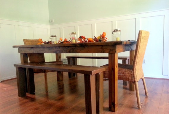 Items similar to Farmhouse Table - Dining Room - on Etsy