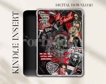 Encarte para Kindle de Romance Assustador | Estética Assombrada | Download Digital